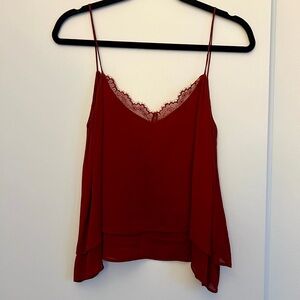 Red lace Zara cami